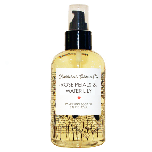 ROSE PETALS & WATER LILY PAMPERING BODY OIL